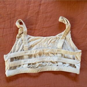 Indigo Luna Boxy Crop Color- white, size S